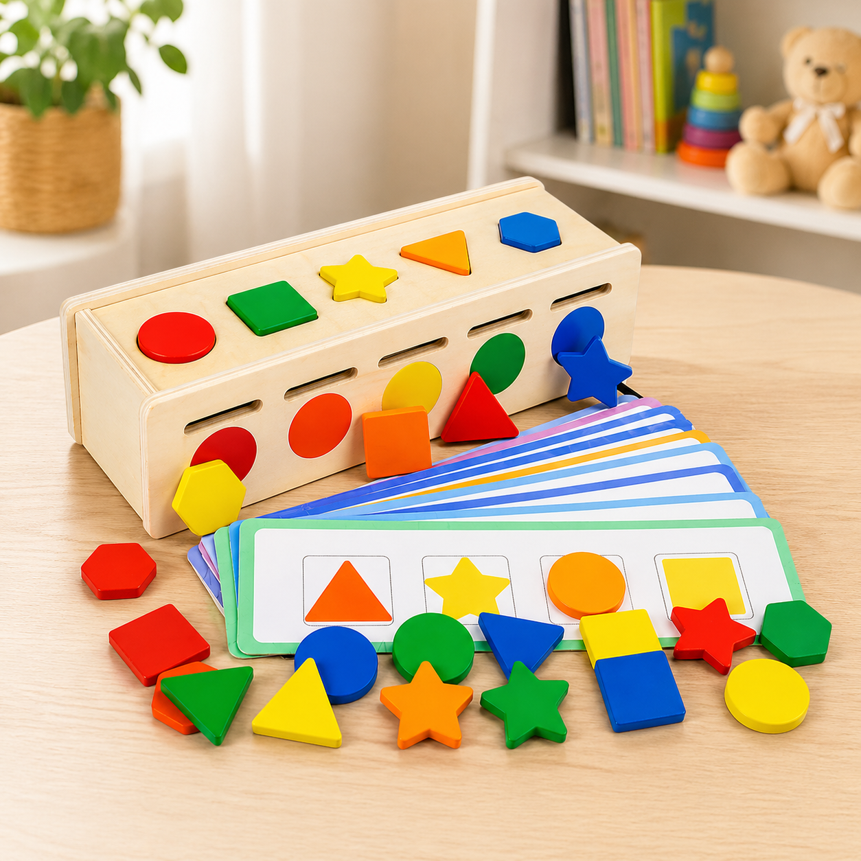 Color Shape Sorting Box