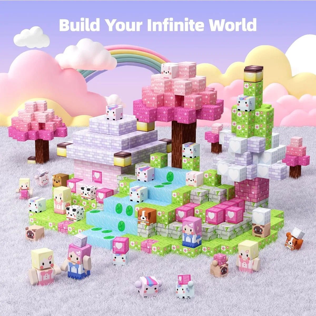 Magnet Cubes Blossom World - Bambolay