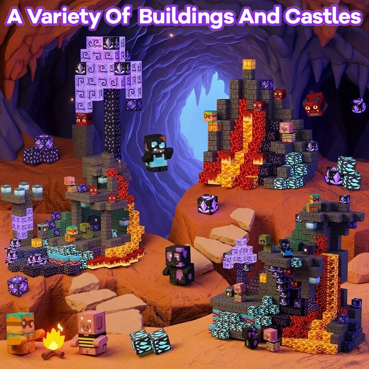 Magnet Cubes Cave World - Bambolay