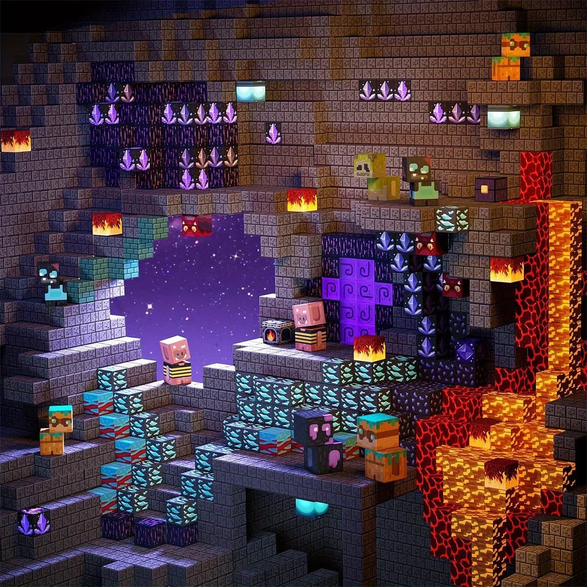 Magnet Cubes Cave World - Bambolay
