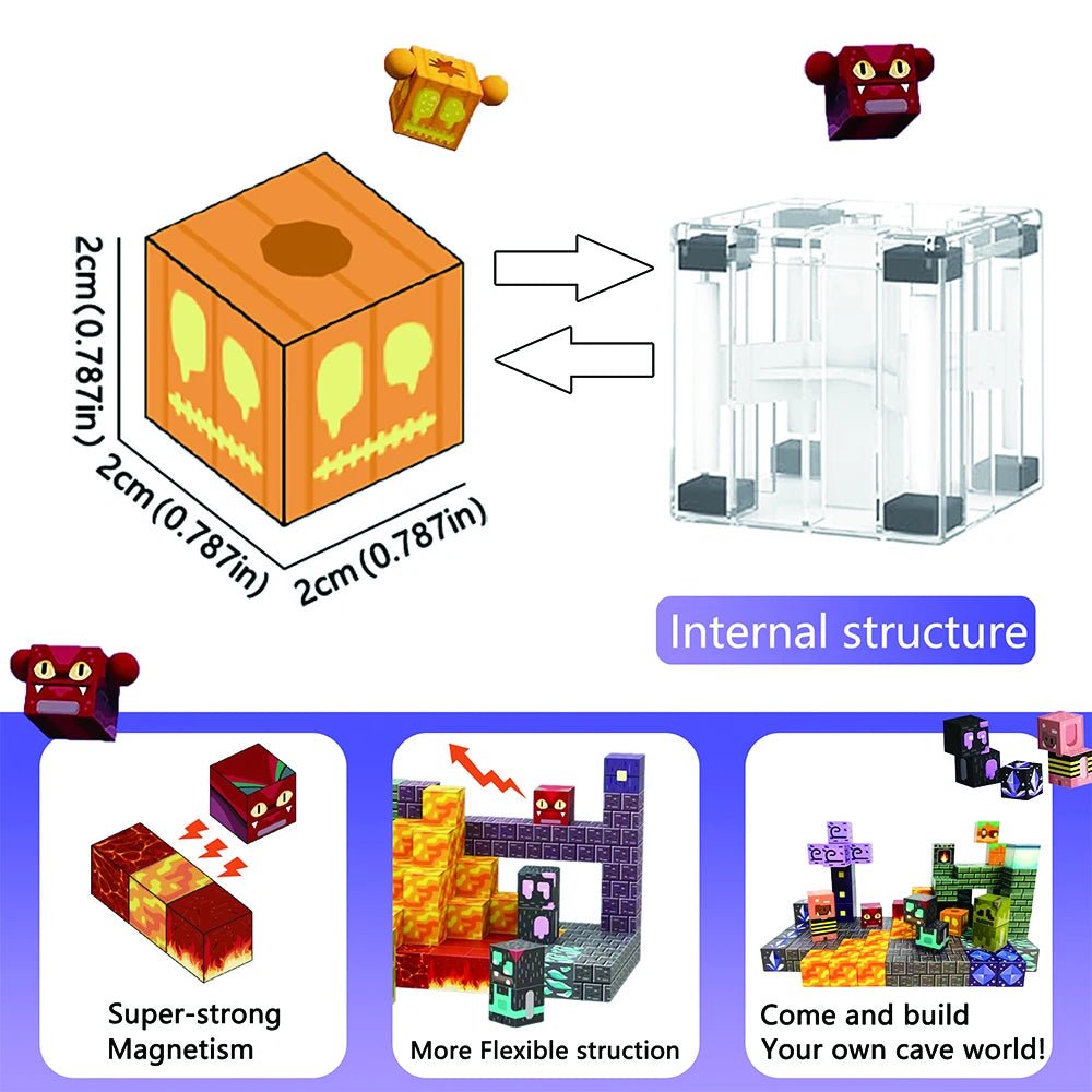 Magnet Cubes Cave World - Bambolay