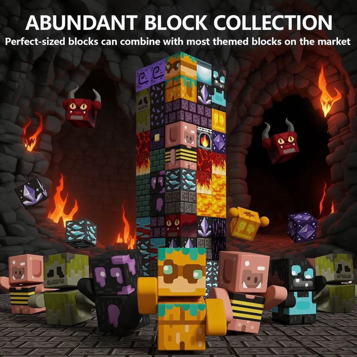 Magnet Cubes Cave World - Bambolay