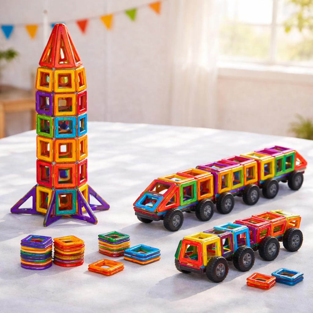 Magnetic Blocks Constructor Set - Bambolay