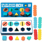 Wooden Color Shape Classification Box - Bambolay