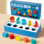 Wooden Color Shape Classification Box - Bambolay
