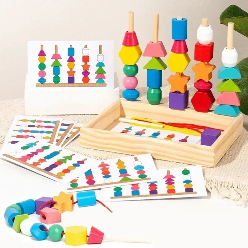 Wooden Color Shape Matching Puzzle