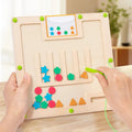 Wooden Shape Pairing Maze - Bambolay