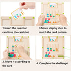 Wooden Shape Pairing Maze - Bambolay